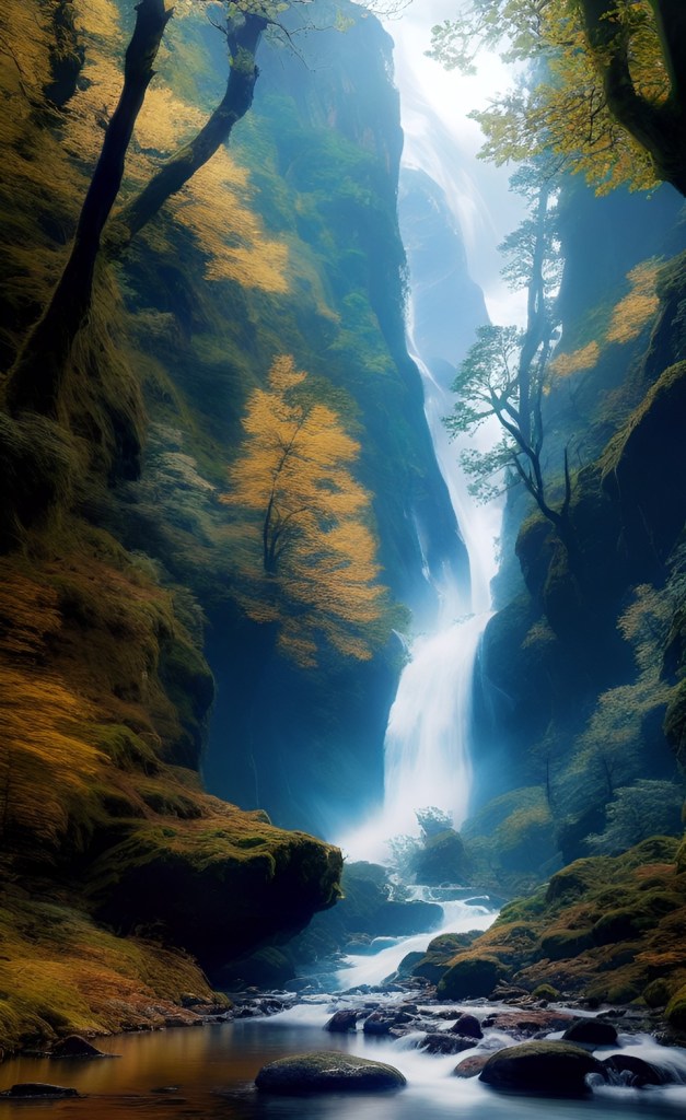 a beautiful river inspired by the Anduin River from Lord of the Rings.