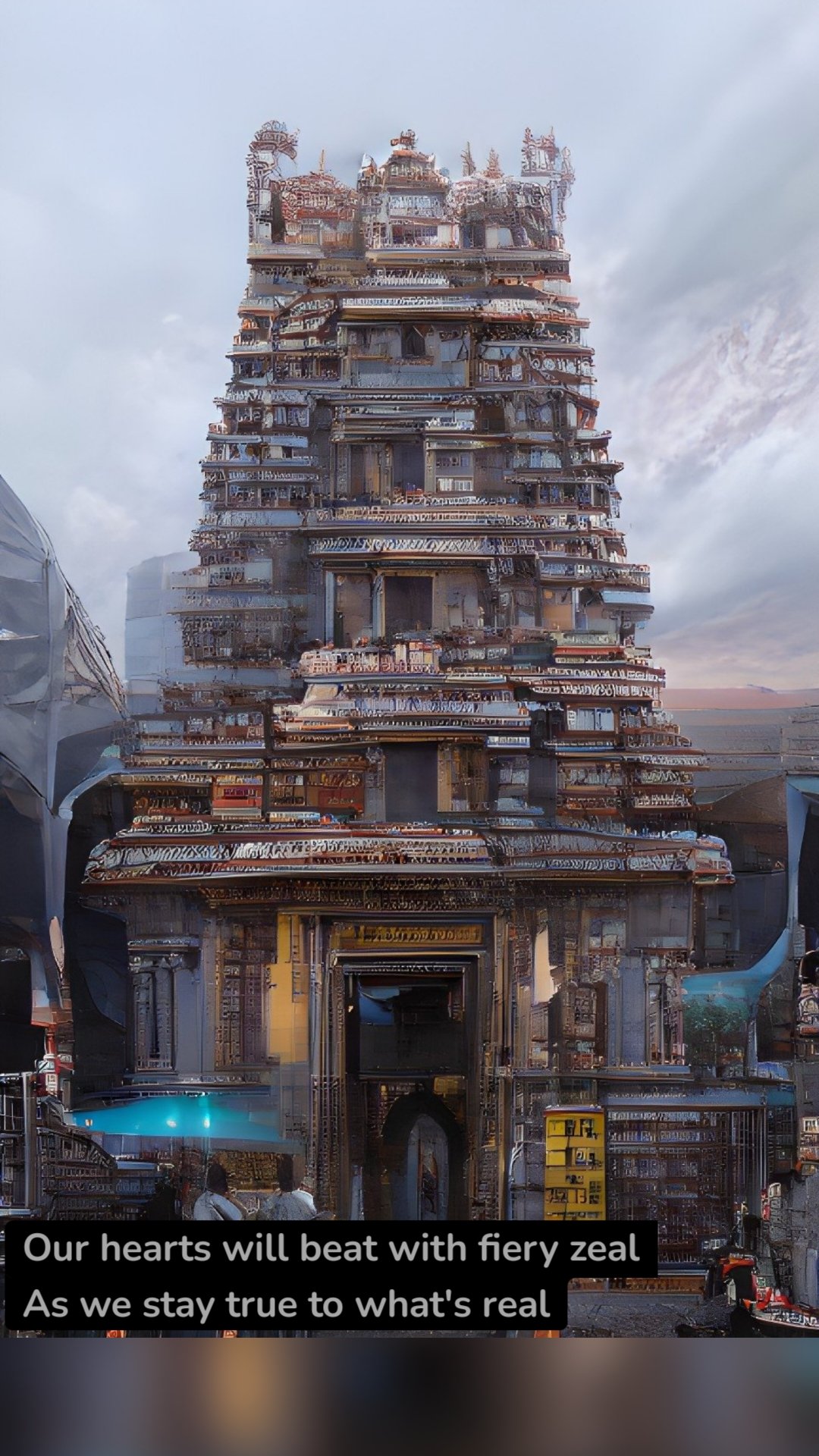 Our hearts will beat with fiery zeal
As we stay true to what's real